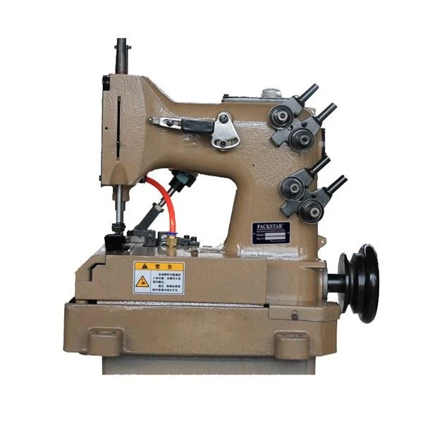 Machine à coudre pour sacs à deux aiguilles avec coupe-fil automatique
